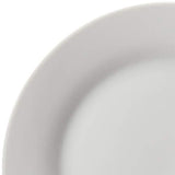 CAC China H-16 Porcelain Round Plate, 10-1/2-Inch, Super White, Box of 12