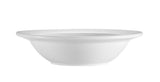 CAC China RCN-11 Clinton Rolled Edge 4 3/4-Inch 5-Ounce Super White Porcelain Fruit Bowl, Box of 36