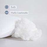 Set of 2 Throw Pillow Inserts Premium Pillow Stuffer Square Form for Decorative Cushion Bed Couch Sofa 18x18 Inch - Emolli