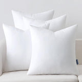 Set of 2 Throw Pillow Inserts Premium Pillow Stuffer Square Form for Decorative Cushion Bed Couch Sofa 18x18 Inch - Emolli
