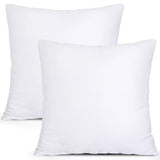 Set of 2 Throw Pillow Inserts Premium Pillow Stuffer Square Form for Decorative Cushion Bed Couch Sofa 18x18 Inch - Emolli