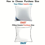 18"x18" Pillow Inserts Set of 2 Decorative 18" Pillow Inserts with 100% Cotton Cover Square Interior Sofa Throw Pillow Inserts Decorative White Pillow Insert Pair Couch Pillow - Emolli