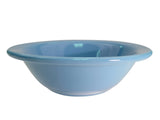 CAC China RCN-11 Clinton Rolled Edge 4 3/4-Inch 5-Ounce Super White Porcelain Fruit Bowl, Box of 36