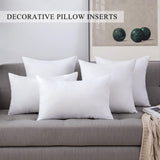 Set of 2 Throw Pillow Inserts Premium Pillow Stuffer Square Form for Decorative Cushion Bed Couch Sofa 18x18 Inch - Emolli