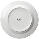CAC China H-16 Porcelain Round Plate, 10-1/2-Inch, Super White, Box of 12