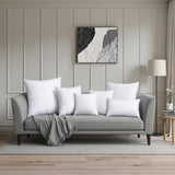 Set of 2 Throw Pillow Inserts Premium Pillow Stuffer Square Form for Decorative Cushion Bed Couch Sofa 18x18 Inch - Emolli