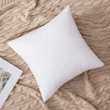 Set of 2 Throw Pillow Inserts Premium Pillow Stuffer Square Form for Decorative Cushion Bed Couch Sofa 18x18 Inch - Emolli