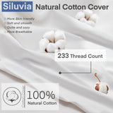 18"x18" Pillow Inserts Set of 2 Decorative 18" Pillow Inserts with 100% Cotton Cover Square Interior Sofa Throw Pillow Inserts Decorative White Pillow Insert Pair Couch Pillow - Emolli