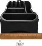 Texas Saddlebags Clutter Catcher(R) Universal Floor Consoles Black (50811) - MEFELE Cln