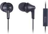 Panasonic ErgoFit In-Ear Earbud Headphones RP-HJE120-KA (Matte Black) Dynamic Crystal-Clear Sound, Ergonomic Comfort-Fit