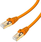 Maximm Cat7 Ethernet Cable, 15 Feet, Green, 5-Pack - Pure Copper - RJ45 Gold-Plated Snagless Connectors 600 MHz, 10 Gbps. for Fast Network & Computer Networking + Cable Clips and Ties