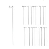 Tingyuan 24 Inches Single Stem Plant Support Stakes Steel Garden Stakes, Pack of 20