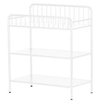 Little Seeds Rowan Valley Lanley Metal Crib and Changing Table Set, Black