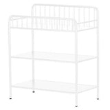 Little Seeds Rowan Valley Lanley Metal Crib and Changing Table Set, Black