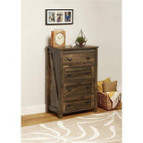 Ameriwood Home  Farmington Night Stand, Rustic ,Small, Century Barn Pine - 5683215PCOM