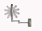 Lansi Makeup Mirror 10X Magnifying Wall Mount Double-Sided Vanity Decoration, Round, 8 Inch, Chrome Finished