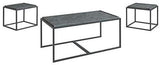 Martin Svensson Home 890869 Huntington, Grey Solid Wood C Table