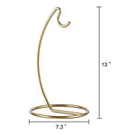 Paper Towel Holder Countertop, TY Storage Metal Standing Simply Tear Roll Holder, Fits Standard and Jumbo-Sized Rolls for Kitchen Countertop, Golden