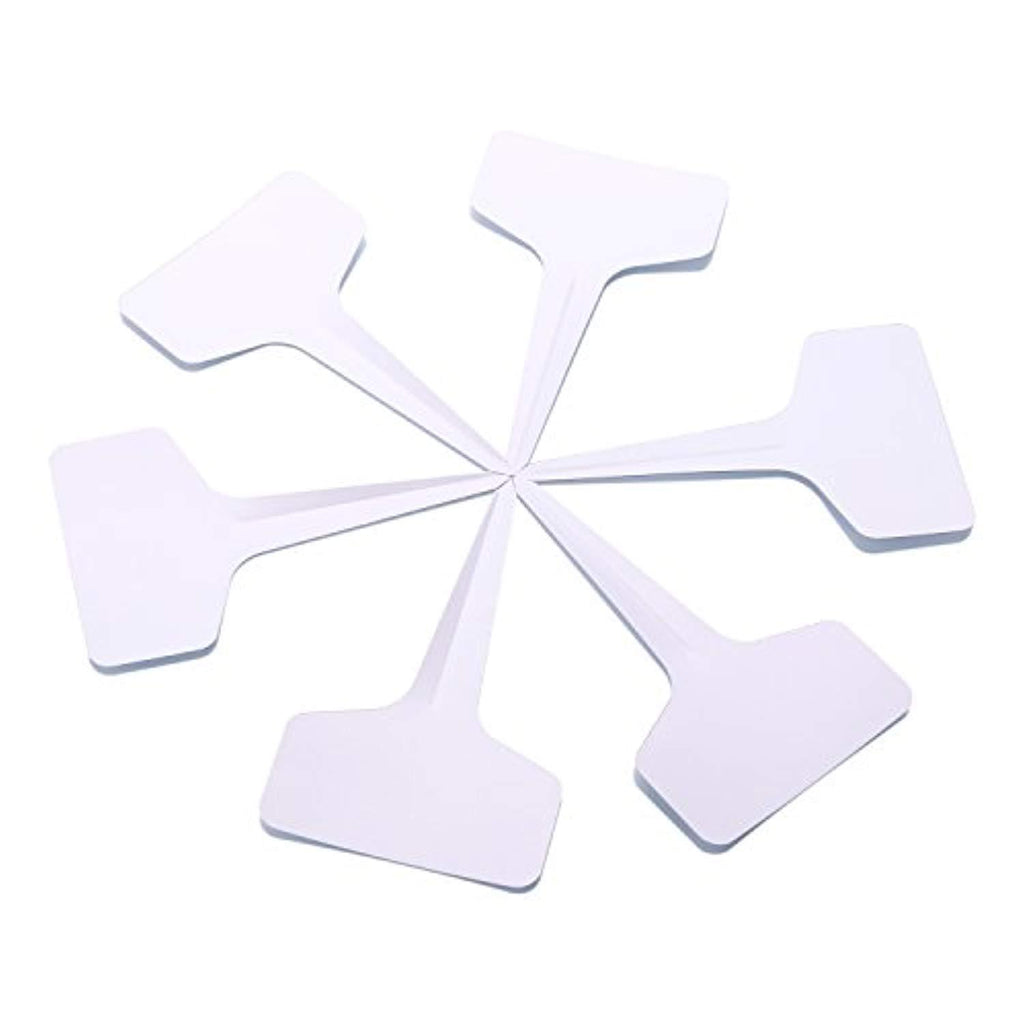 200 PCS Plant Tags Plastic White T-Type Nursery Garden Labels Markers2 ...