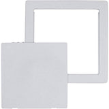 Wallo 10 X 10-Inch Plastic Access Door, Reinforced Hinged Access Panel for Drywall Walls and Ceilings. Perfect for providing service area for Plumbing/Wiring Applications and Electrical Access Panel