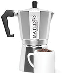 Stovetop Espresso Maker - Italian Moka Pot - Cafetera - Cuban Coffee Machine - 6 Cup by MateoJo …
