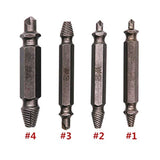 Damaged Screw Extractor Set Remove Broken Screw Using Bolt Extractor Set & Stripped Screw Extractor Kit. Easily Remove Stripped or Damaged Screws. Made From H.S.S 4341, Hardness is 63-65HRC by Taskster