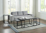 Martin Svensson Home 890869 Huntington, Grey Solid Wood C Table