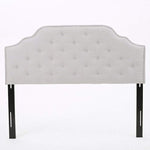 Austell Light Grey Fabric Queen/Full Headboard