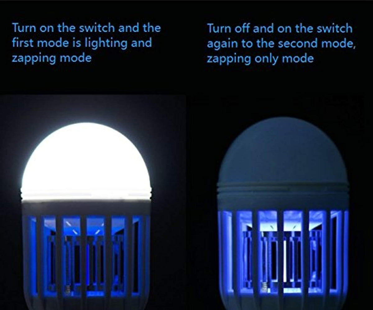 Bug Zapper Light Bulb, Electronic Insect Killer, Mosquito Zapper Lamp ...