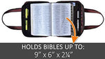 Bible Covers for Women & Girls | Bible Carrying Case | Small-Medium Bible Cover with Handles | Soft Carrying Case Fabric | Multiple Colors Available | with Pen Holders | 100% Cotton Material (Purple)