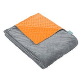 Weighted Idea Sleep Weighted Blanket | 12 lbs | 48''x78'' | Cotton | Grey | for Adult Woman and Man