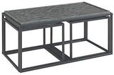 Martin Svensson Home 890869 Huntington, Grey Solid Wood C Table