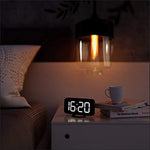 Home LED Clock-No Frills Simple Operation-Large Night Light-Loud Alarm-Snooze-Full Range Brightness Dimmer-Big White Digit Display …