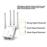 GALAWAY 1200Mbps WiFi Range Extender 2.4GHz and 5GHz Signal Extenders Internet Booster 360 Degree  Wifi Booster Signal Amplifier with 4 Antennas