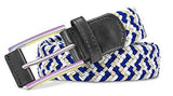 Belt for Men,Woven Stretch Braided Belt 2 Unit Gift-boxed Golf Casual Belts,Width 1 3/8"