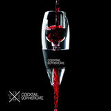 Premium Red Wine Aerator Decanter by Cocktail Sophisticate: Acrylic Dispenser Pourer 3 Stage Quick Decanting System with Stand | Gift Box Set for Wine Lovers