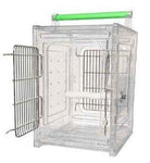 P & P Acrylic Parrot Travel Carrier CAGE Bird Cages Toy Toys Quakers, Lories, Senegal, Parakeet, Parrot