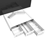 Mind Reader PC, Laptop, IMAC Monitor Stand and Desk Organizer, Black