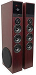 Rockville TM150B Black Home Theater System Tower Speakers 10" Sub/Blueooth/USB