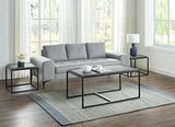 Martin Svensson Home 890869 Huntington, Grey Solid Wood C Table