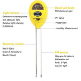 Soil Moisture Meter - 3 in 1 Soil Test Kit Gardening Tools PH, Light & Moisture, Plant Tester Home, Farm, Lawn, Indoor & Outdoor (No Battery Needed) by fomei