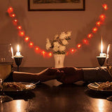 14.5ft 40LED Valentines Decorations String Lights, Heart Shape Valentines Day Decor for Indoor Outdoor Home Room Party Wedding Hanging