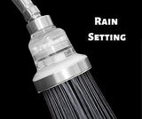 Filtered Shower Head - High Pressure and Water Saving -3 Settings - Reduces Chlorine and Dissolved Solids - The Best Shower Filter for Low Water Pressure - Improved Design WITH METAL COMPONENT PARTS