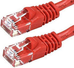 Monoprice 50FT 24AWG Cat6 500MHz Crossover Ethernet Bare Copper Network Cable - Orange