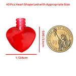 14.5ft 40LED Valentines Decorations String Lights, Heart Shape Valentines Day Decor for Indoor Outdoor Home Room Party Wedding Hanging