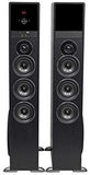 Rockville TM150B Black Home Theater System Tower Speakers 10" Sub/Blueooth/USB