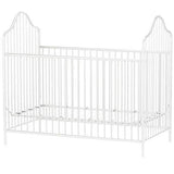 Little Seeds Rowan Valley Lanley Metal Crib and Changing Table Set, Black