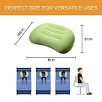 Camping Pillow, Inflatable Camping Pillow, Camp Pillow, Backpacking Pillow, Ultralight Hiking Pillow, Compressible Pillow for Neck & Lumbar Support While Camping, Backpacking, Hiking and Traveling