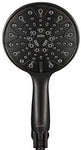 VOLUEX Handheld Shower Head, 6" Oil-Rubbed Bronze Face 6 Spray Setting Shower Head with High Pressure, Brass Swivel Ball Mount and Extra Long Flexible Stainless Steel Hose