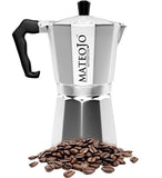 Stovetop Espresso Maker - Italian Moka Pot - Cafetera - Cuban Coffee Machine - 6 Cup by MateoJo …